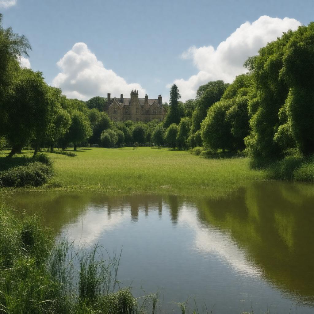 AI-created image of Christchurch Park