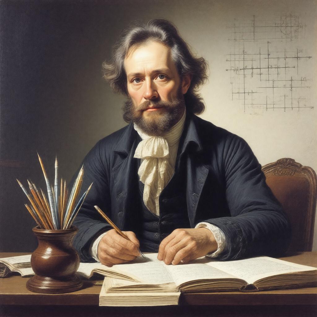 AI-created image of Christian Goldbach