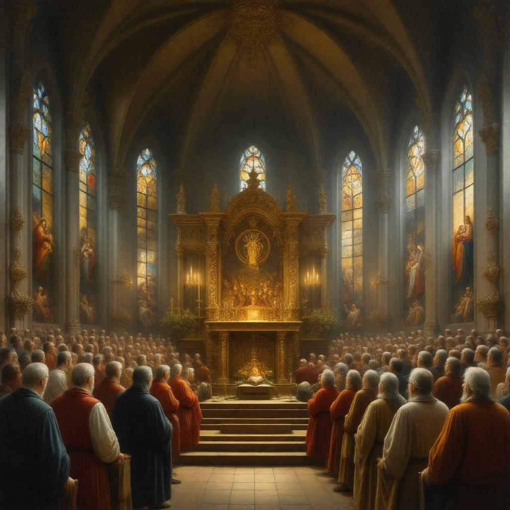 Click to view larger image AI-created image of Christian Universalists