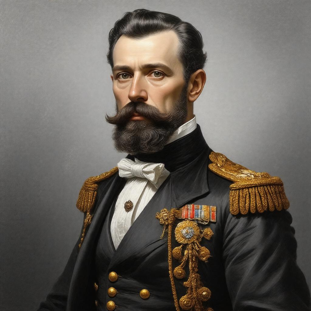 AI-created image of Christian Victor Albert Louis Ernest Anton