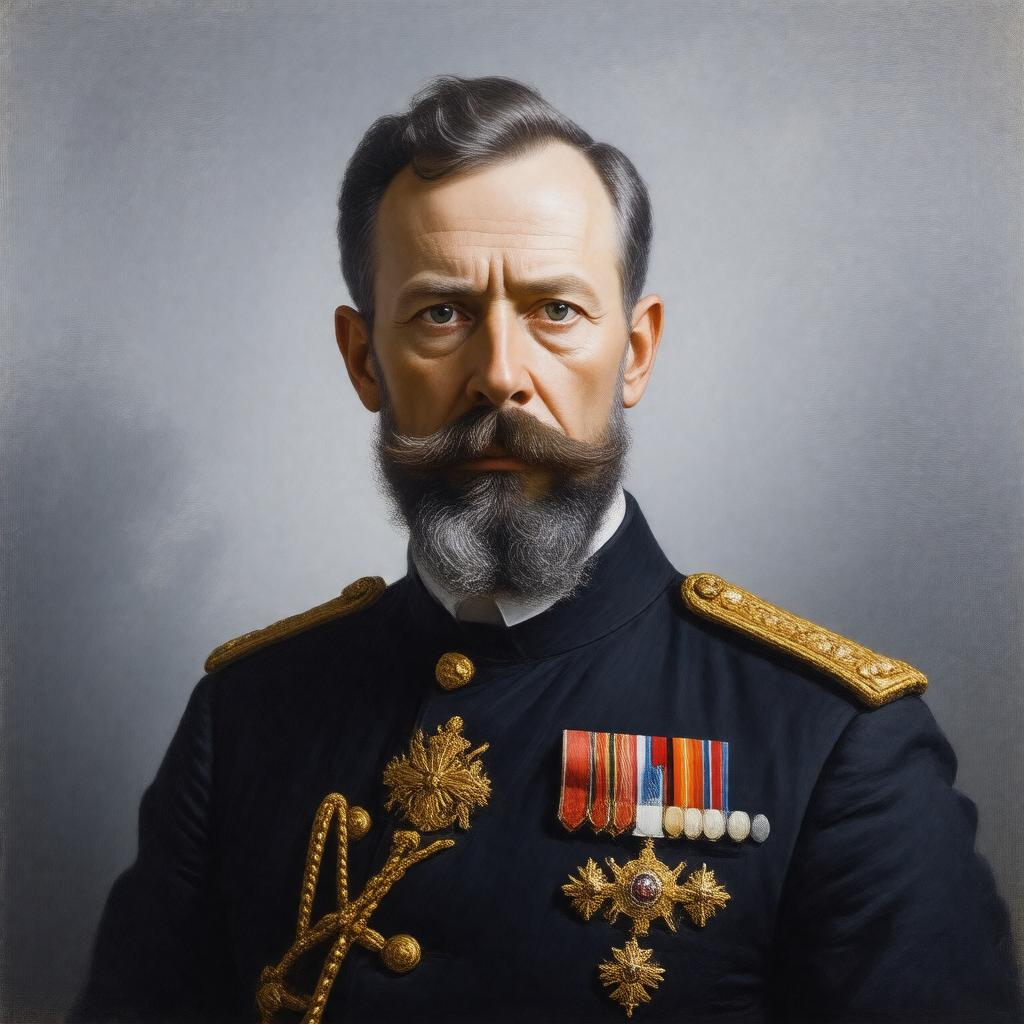 AI-created image of Christian Victor Albert Louis Ernst Anton