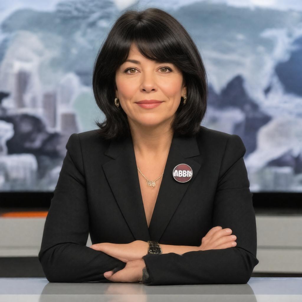 AI-created image of Christiane Amanpour