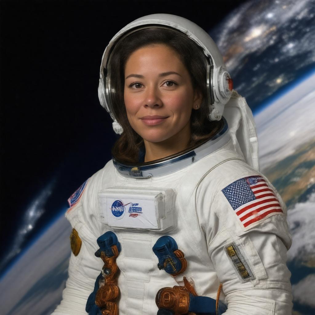 AI-created image of Christina Koch