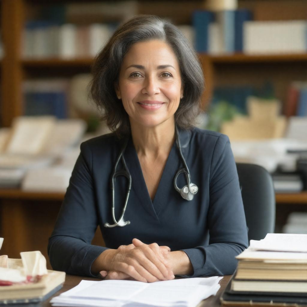 AI-created image of Christine Grady