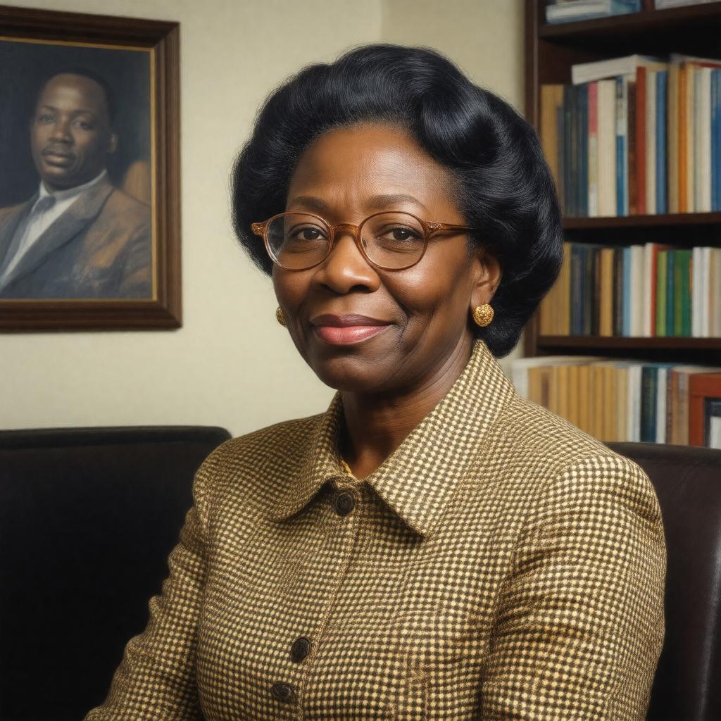 AI-created image of Christine King Farris