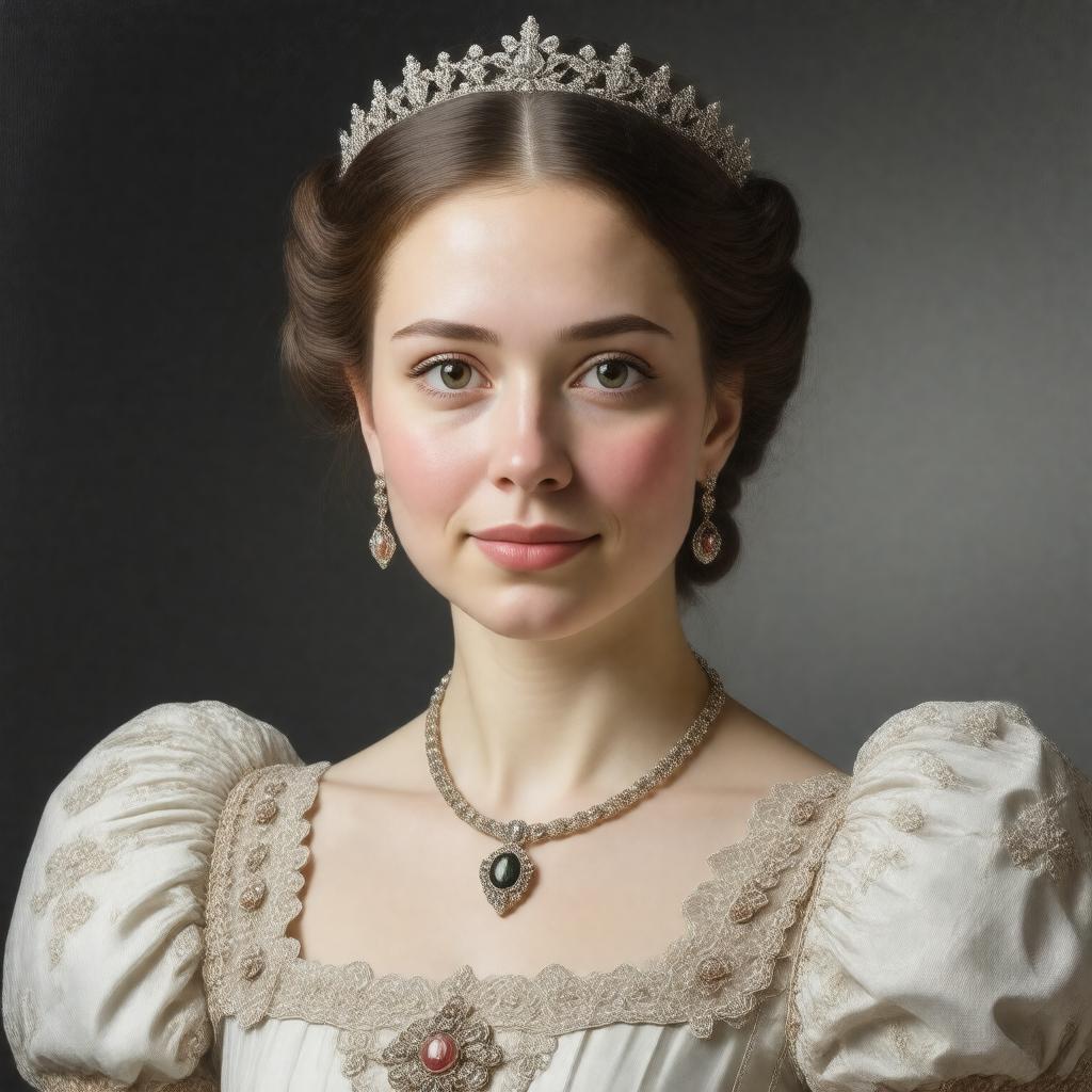 Click to view larger image AI-created image of Christine, Princess of Isenburg