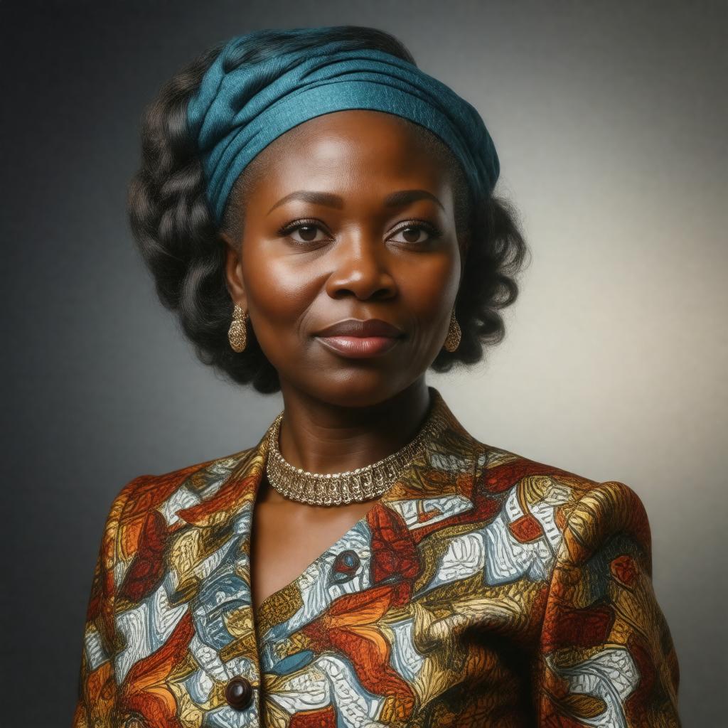 AI-created image of Christine Wambui Kenyatta