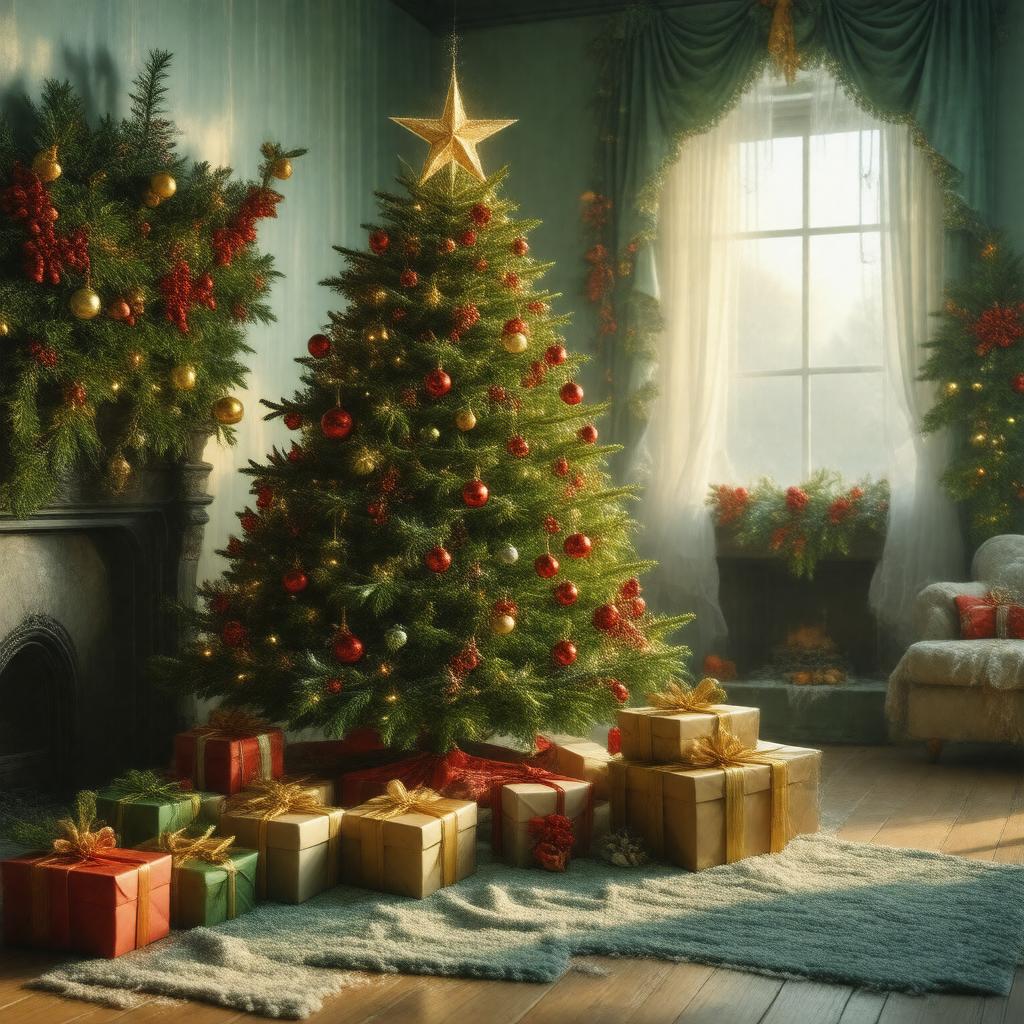 AI-created image of Christmas Day