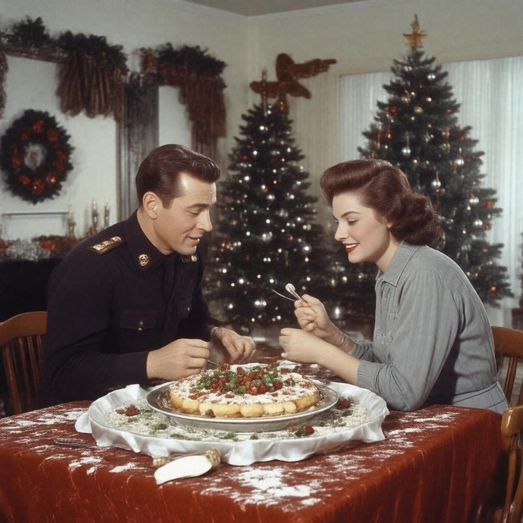 AI-created image of Christmas in Connecticut