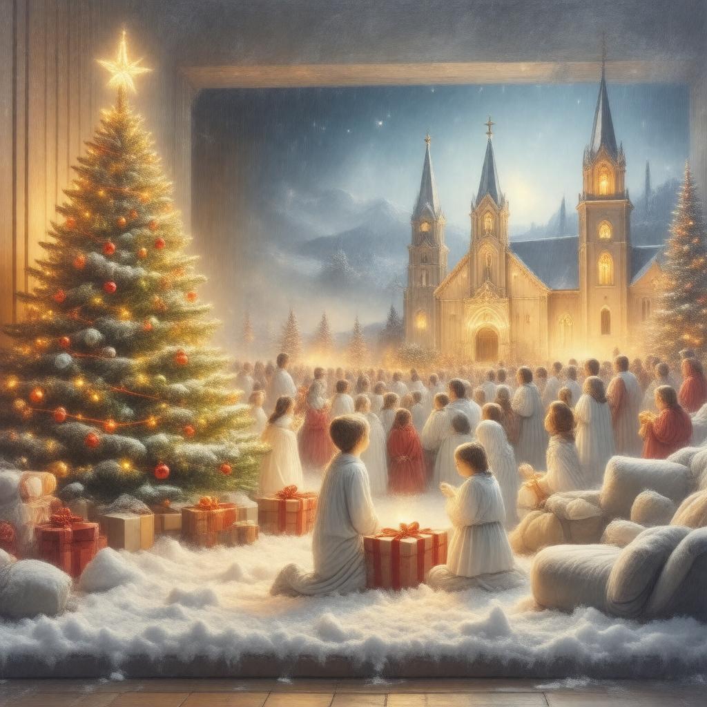 Click to view larger image AI-created image of Christmastide