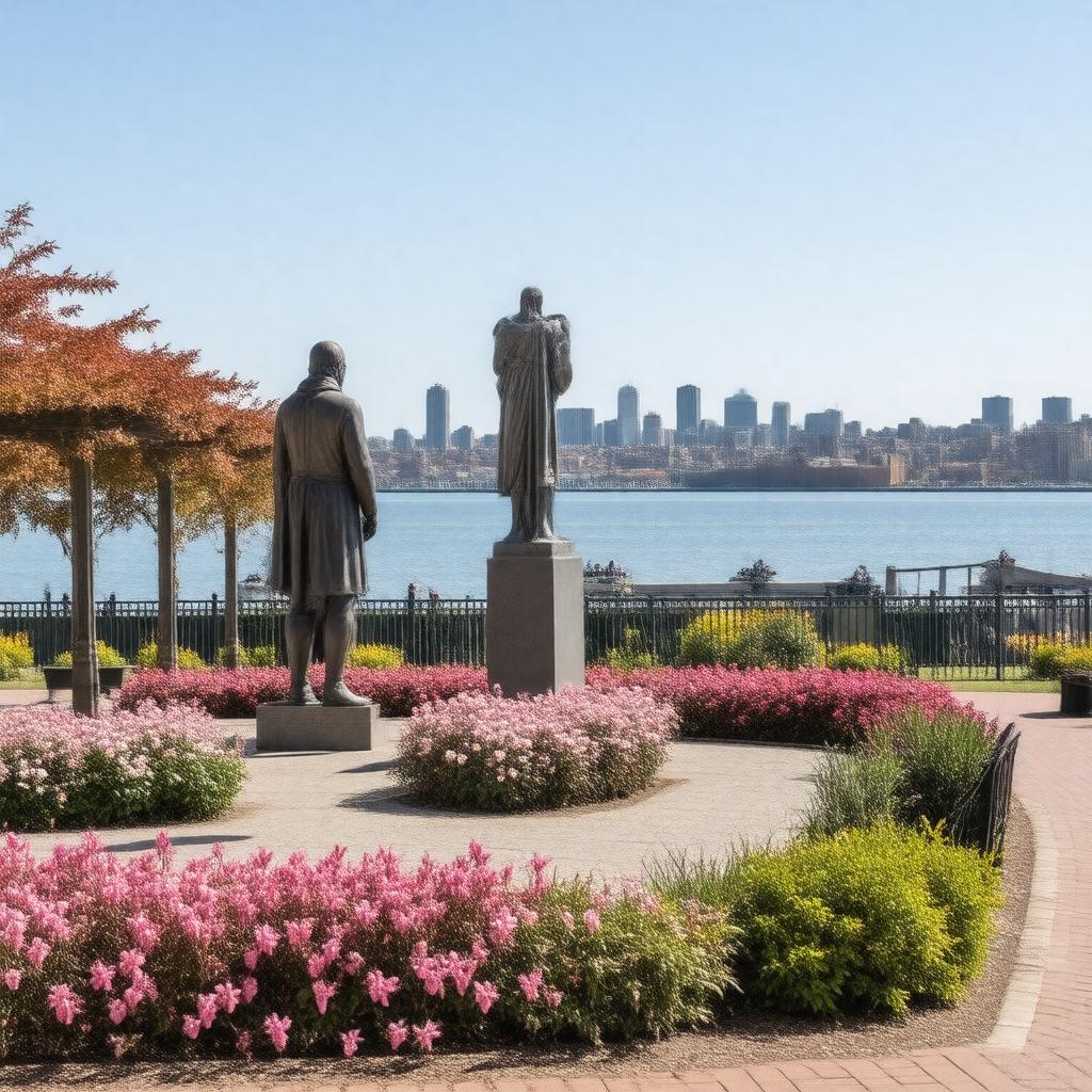 AI-created image of Christopher Columbus Waterfront Park