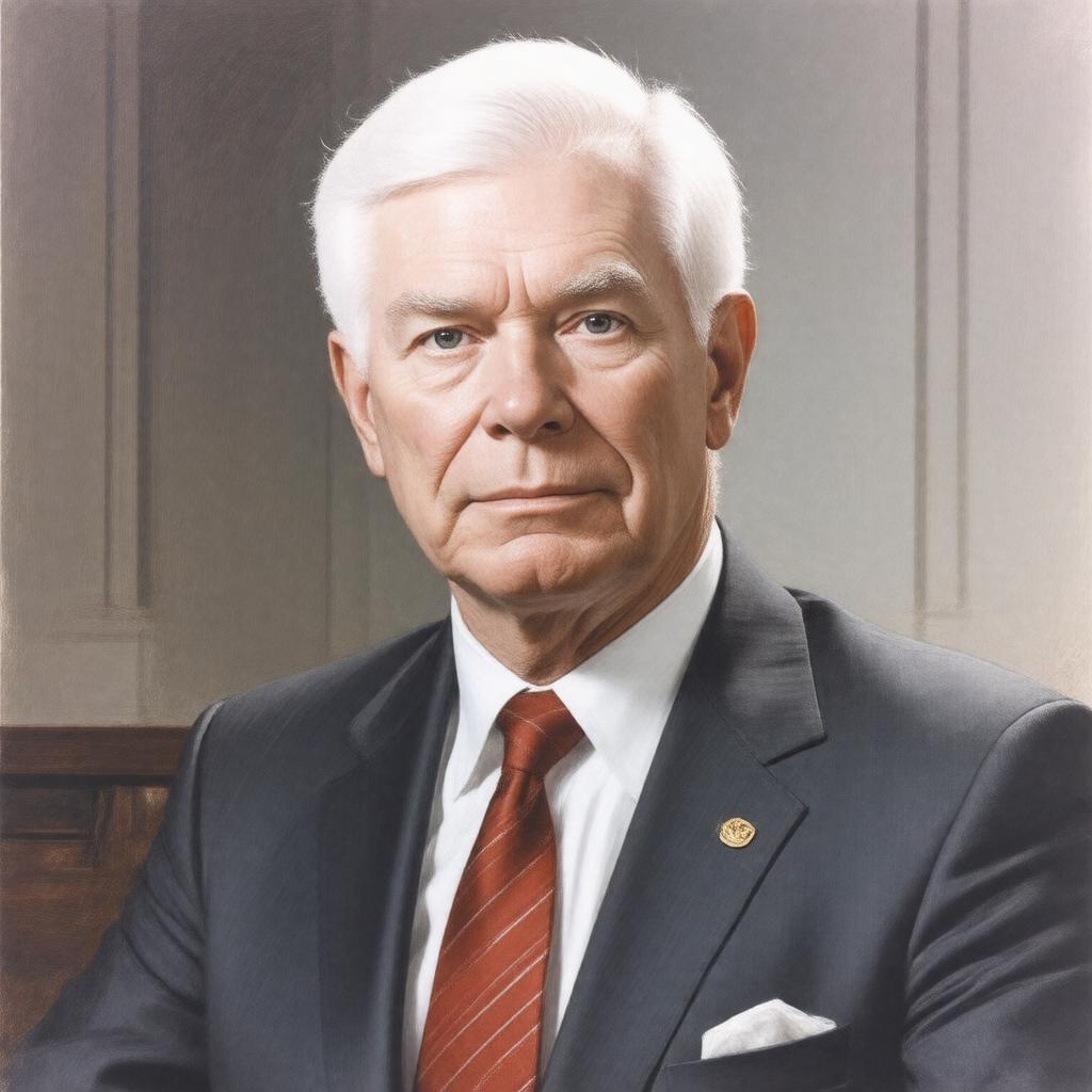 AI-created image of Christopher Dodd