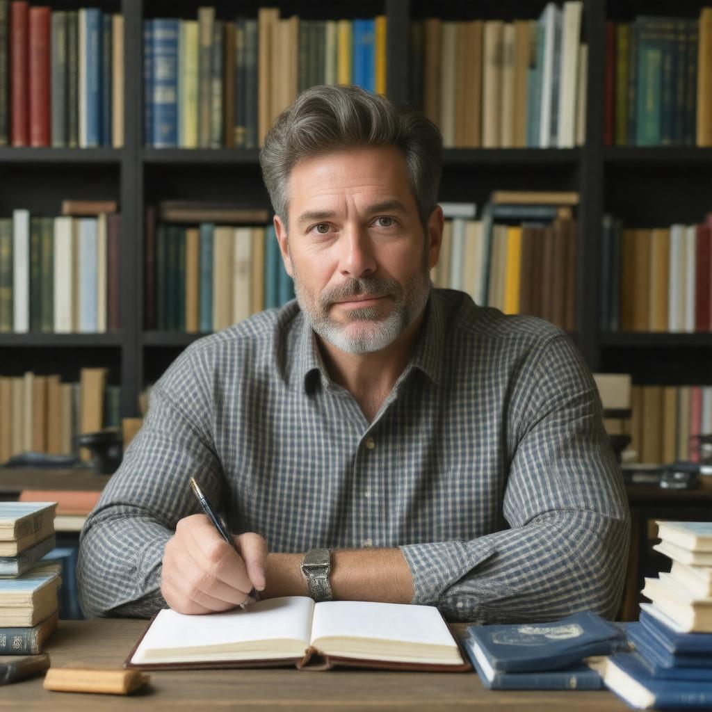 AI-created image of Christopher Goffard