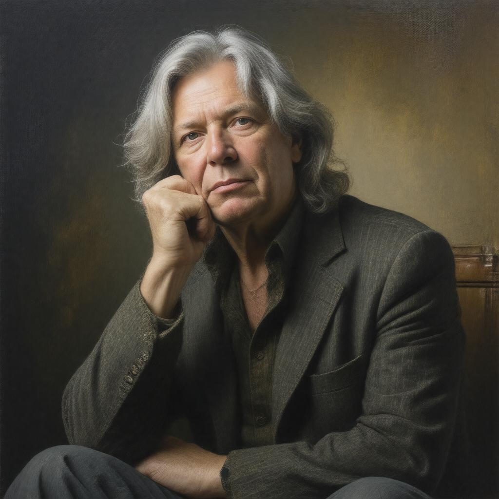 AI-created image of Christopher Hampton