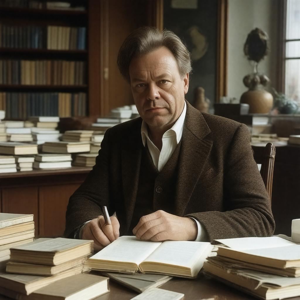 AI-created image of Christopher Hitchens