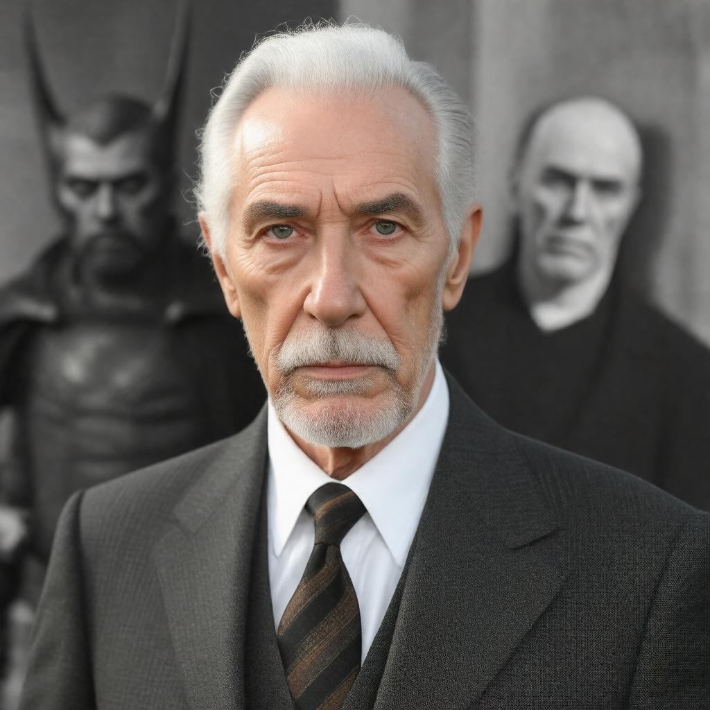 AI-created image of Christopher Lee