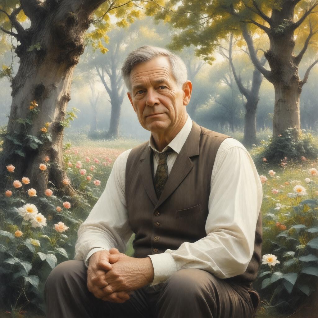 AI-created image of Christopher Robin Milne