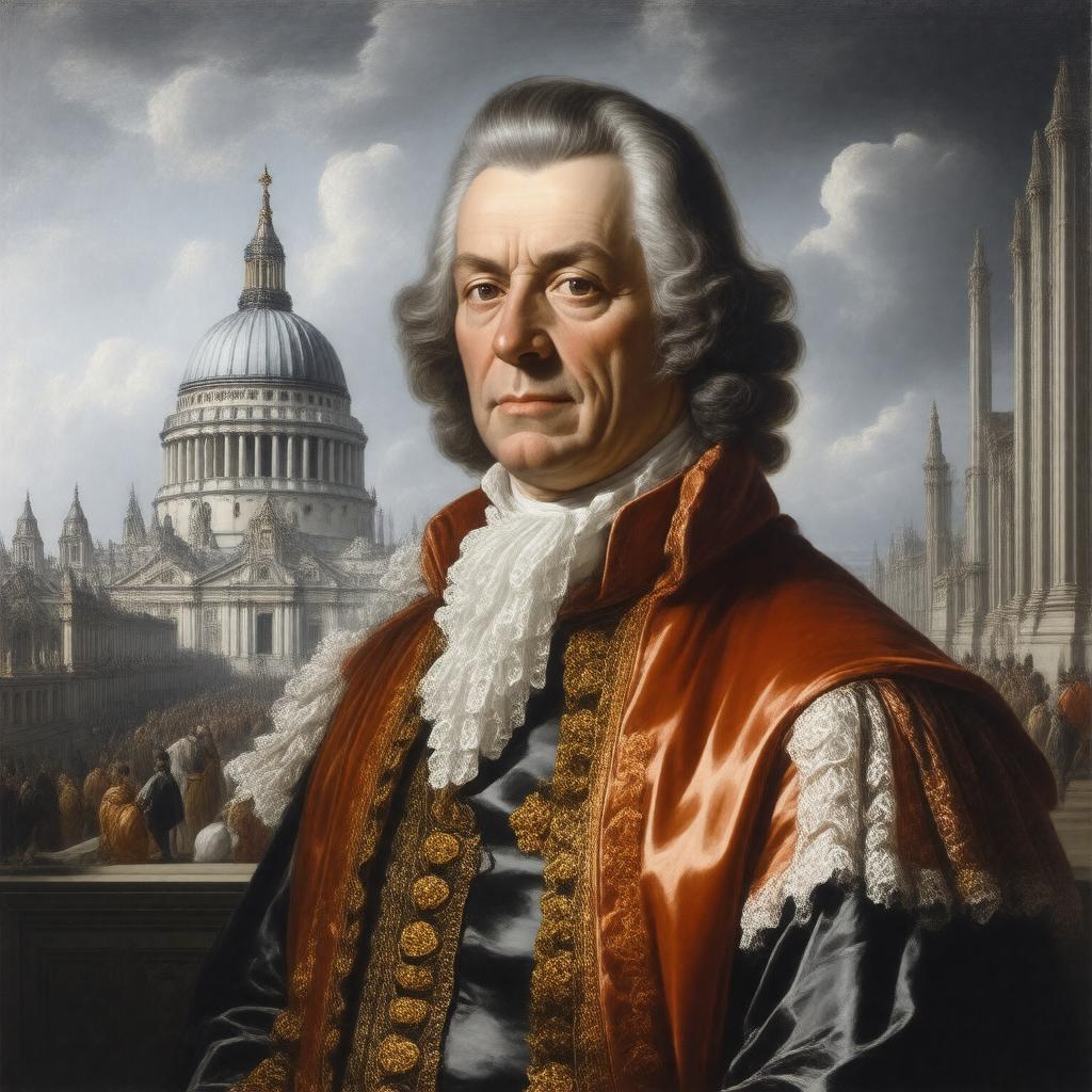 AI-created image of Christopher Wren