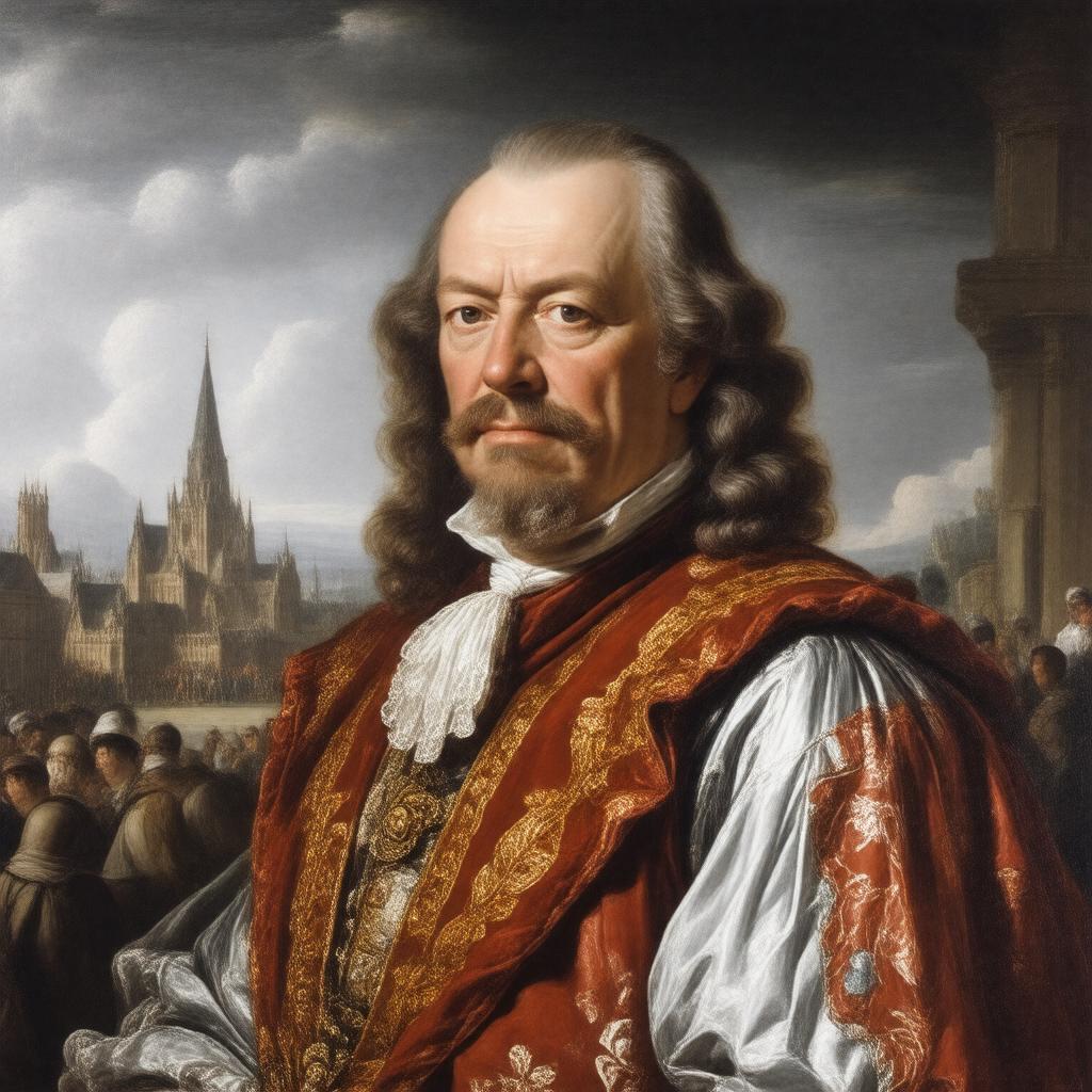 AI-created image of Christopher Wren (son)