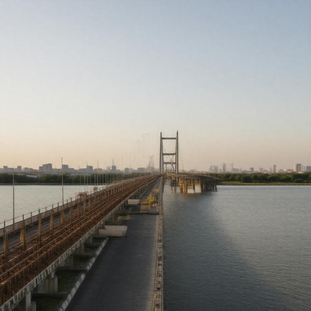 AI-created image of Chroy Changvar Bridge