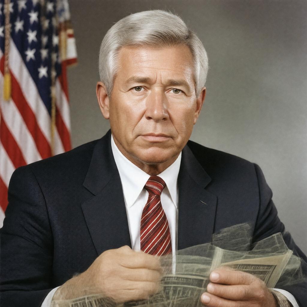 AI-created image of Chuck Hagel