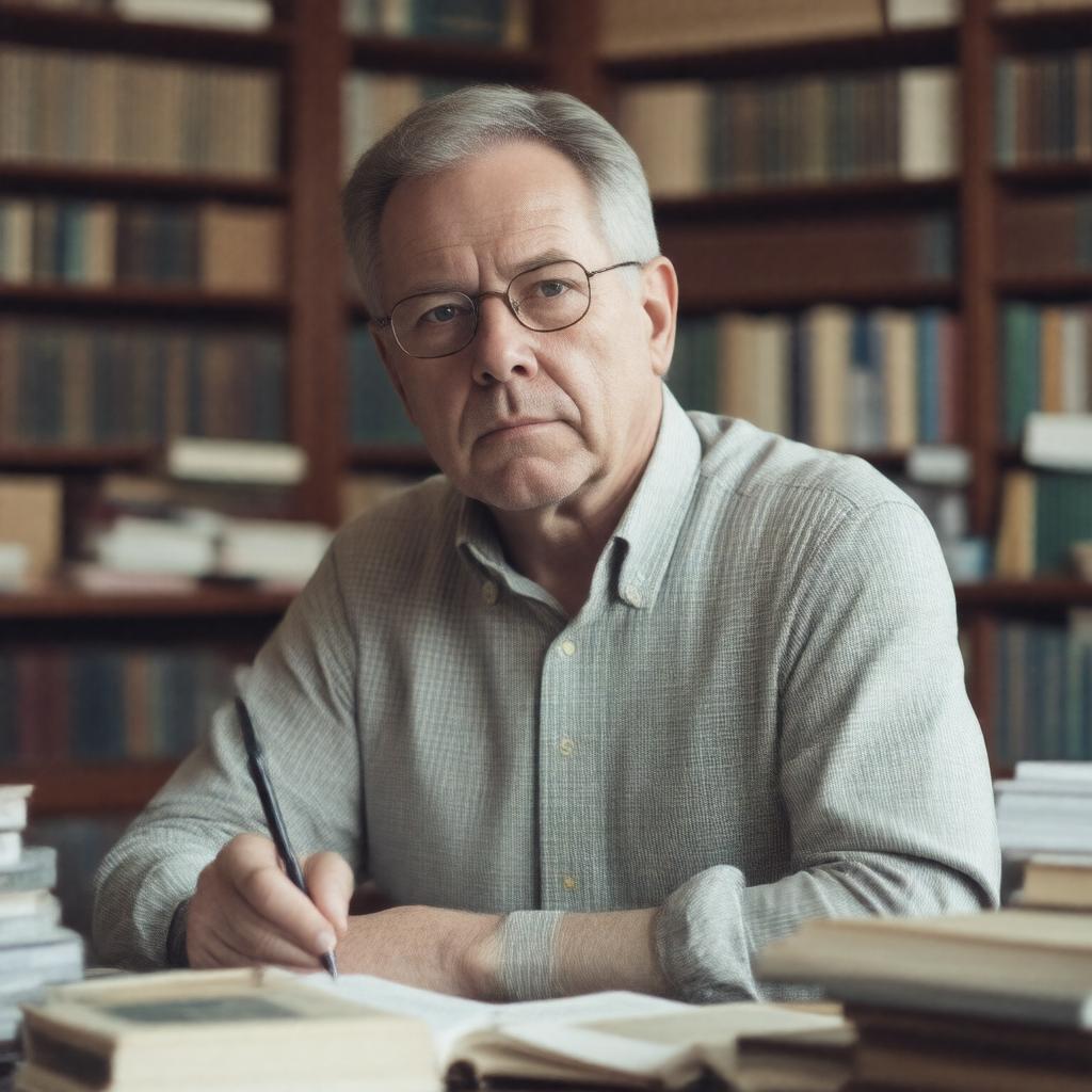 AI-created image of Chuck Hogan