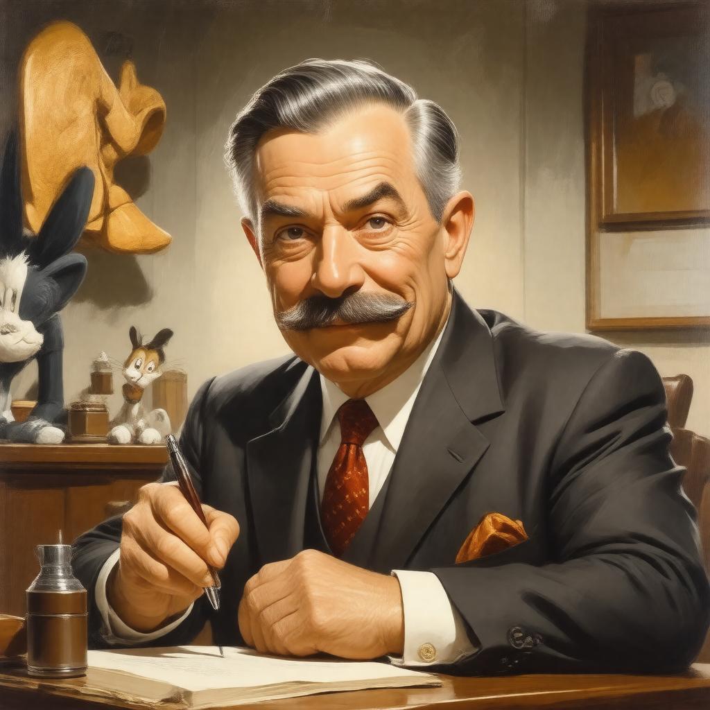 AI-created image of Chuck Jones