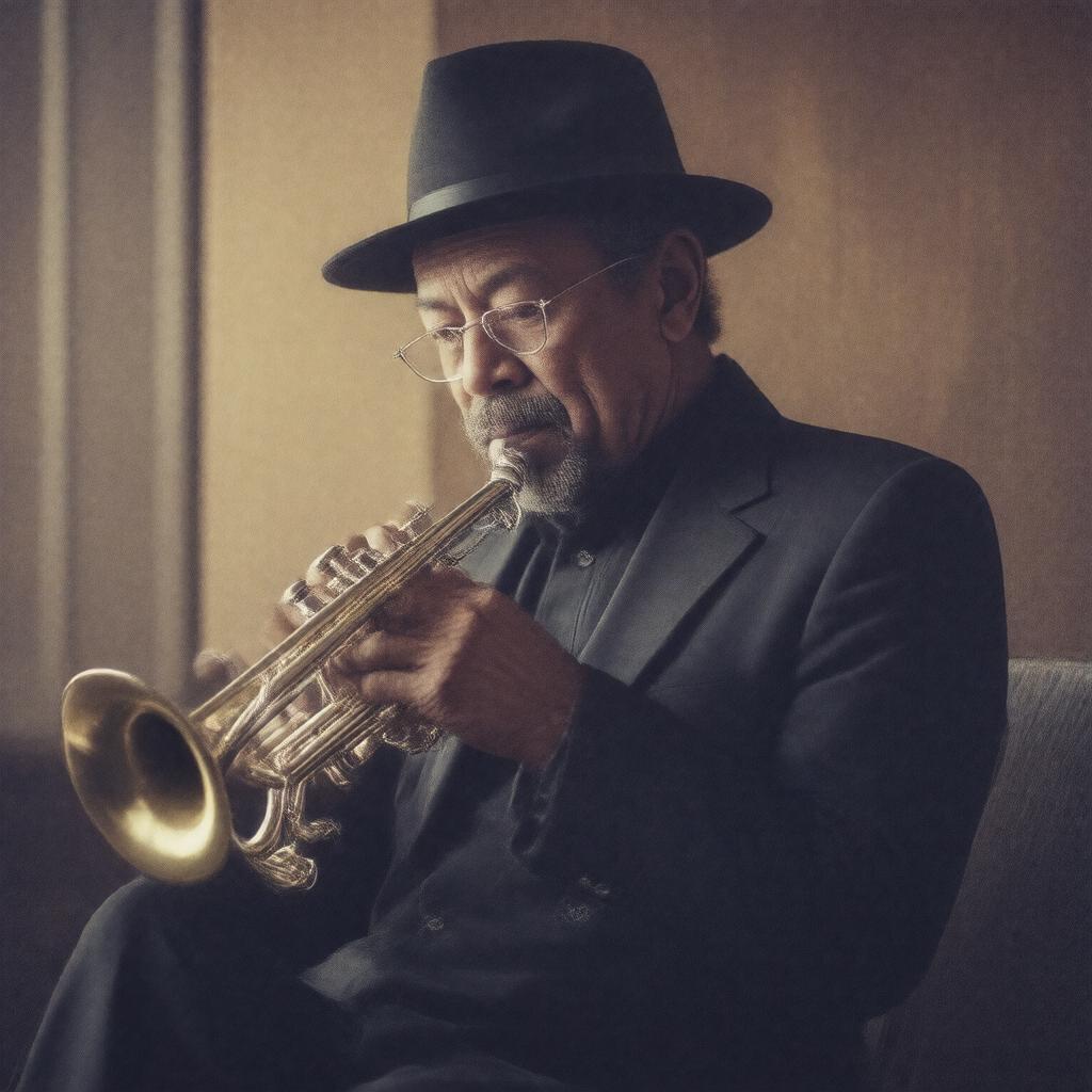 AI-created image of Chuck Mangione