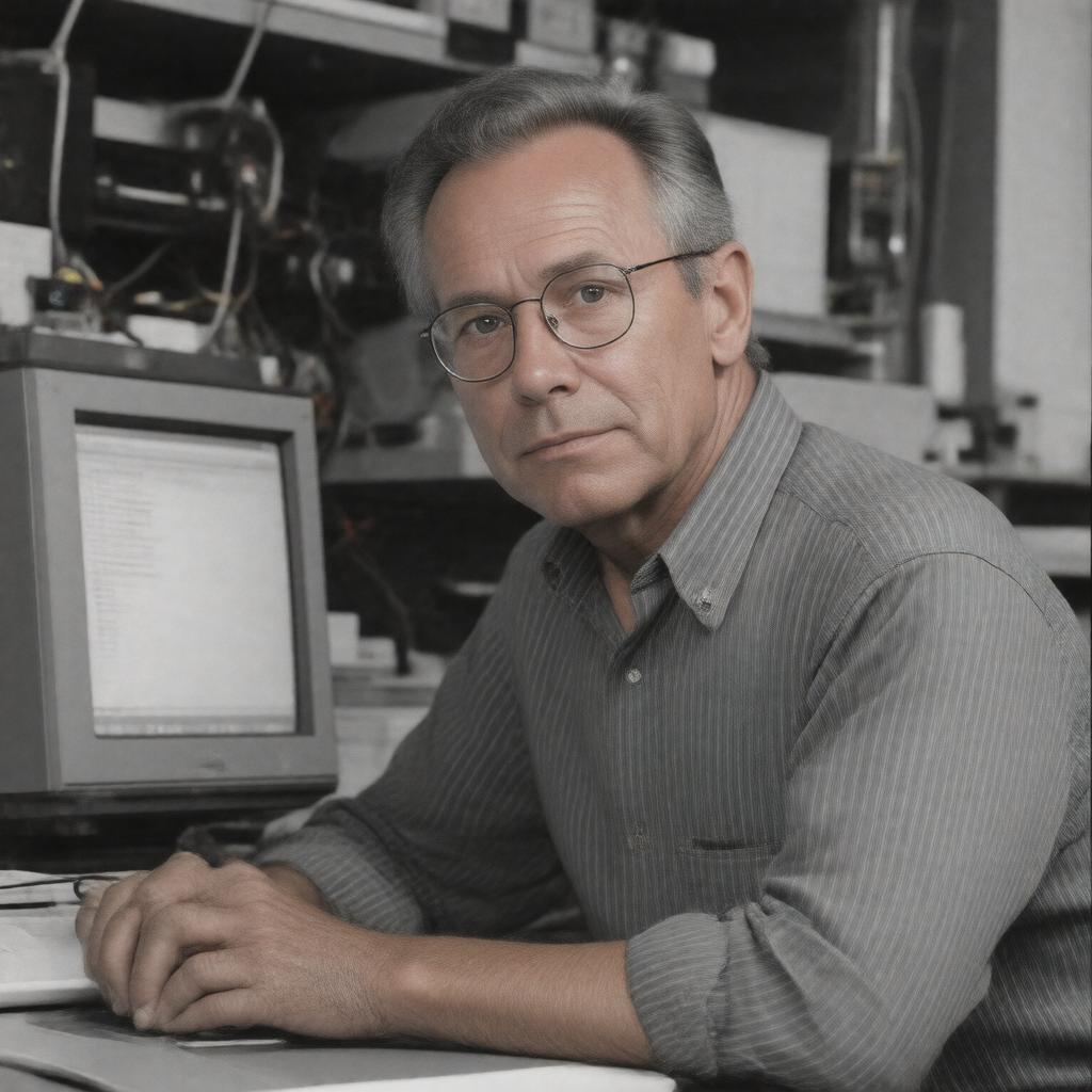 AI-created image of Chuck Thacker