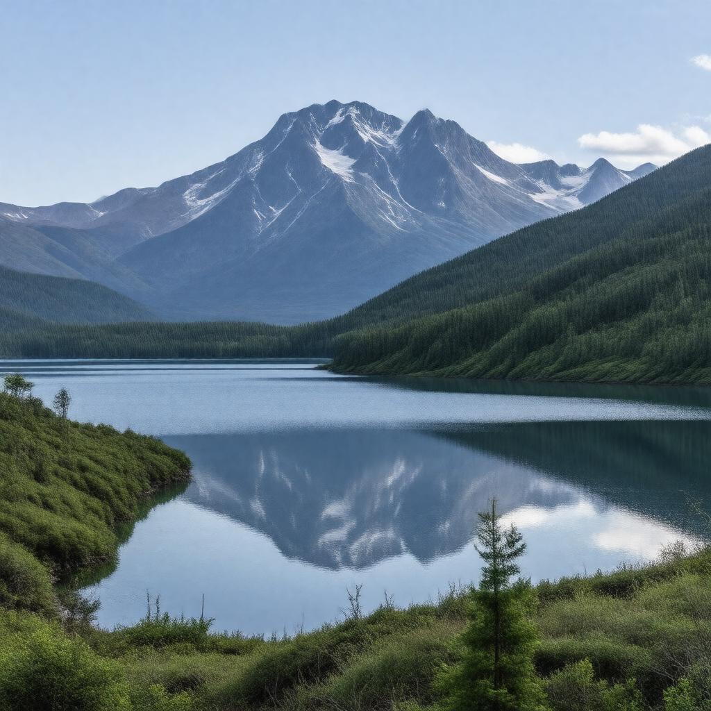 AI-created image of Chugach State Park