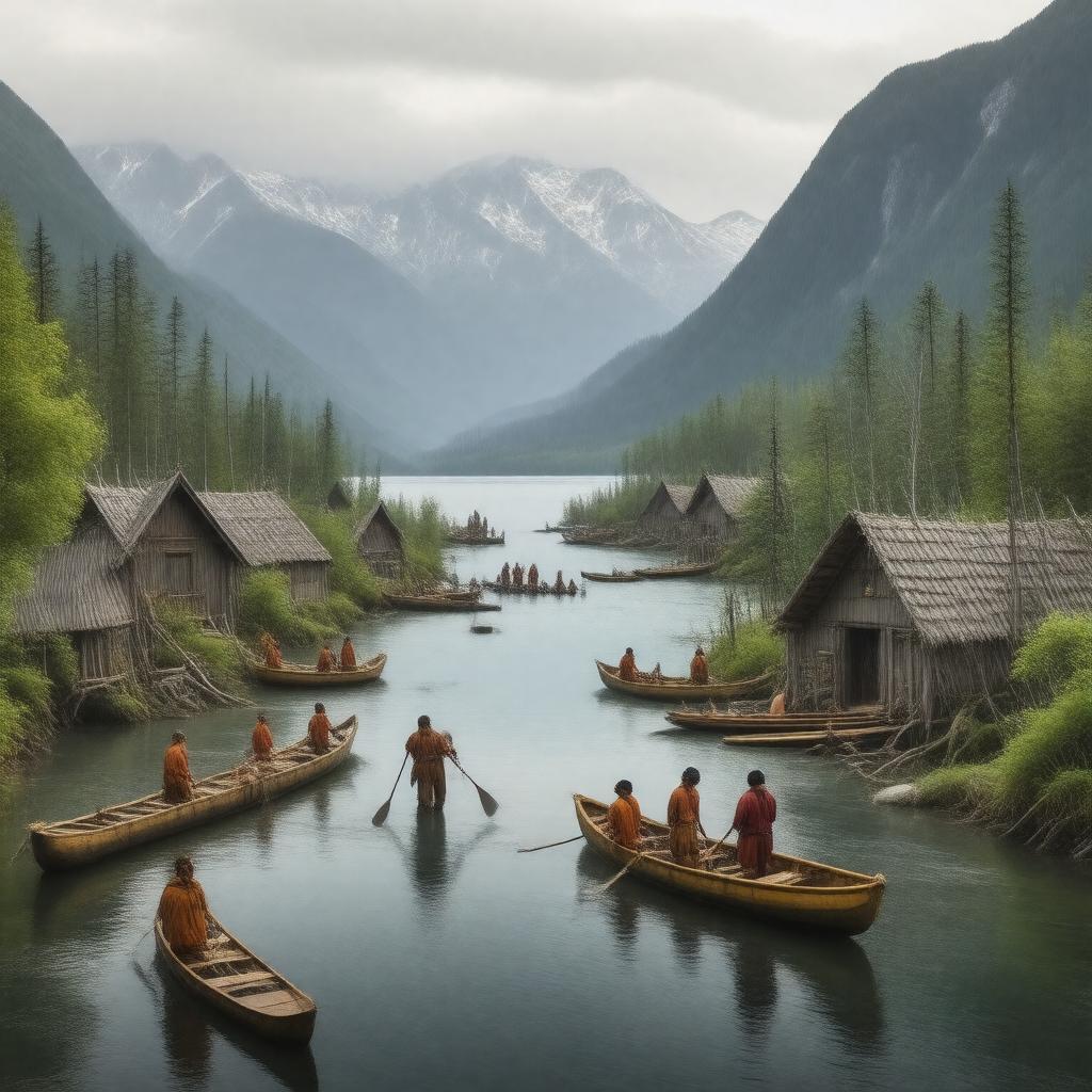 AI-created image of Chugach people
