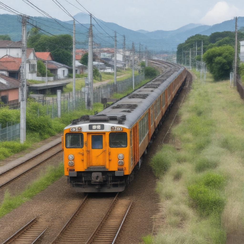 AI-created image of Chuo Line