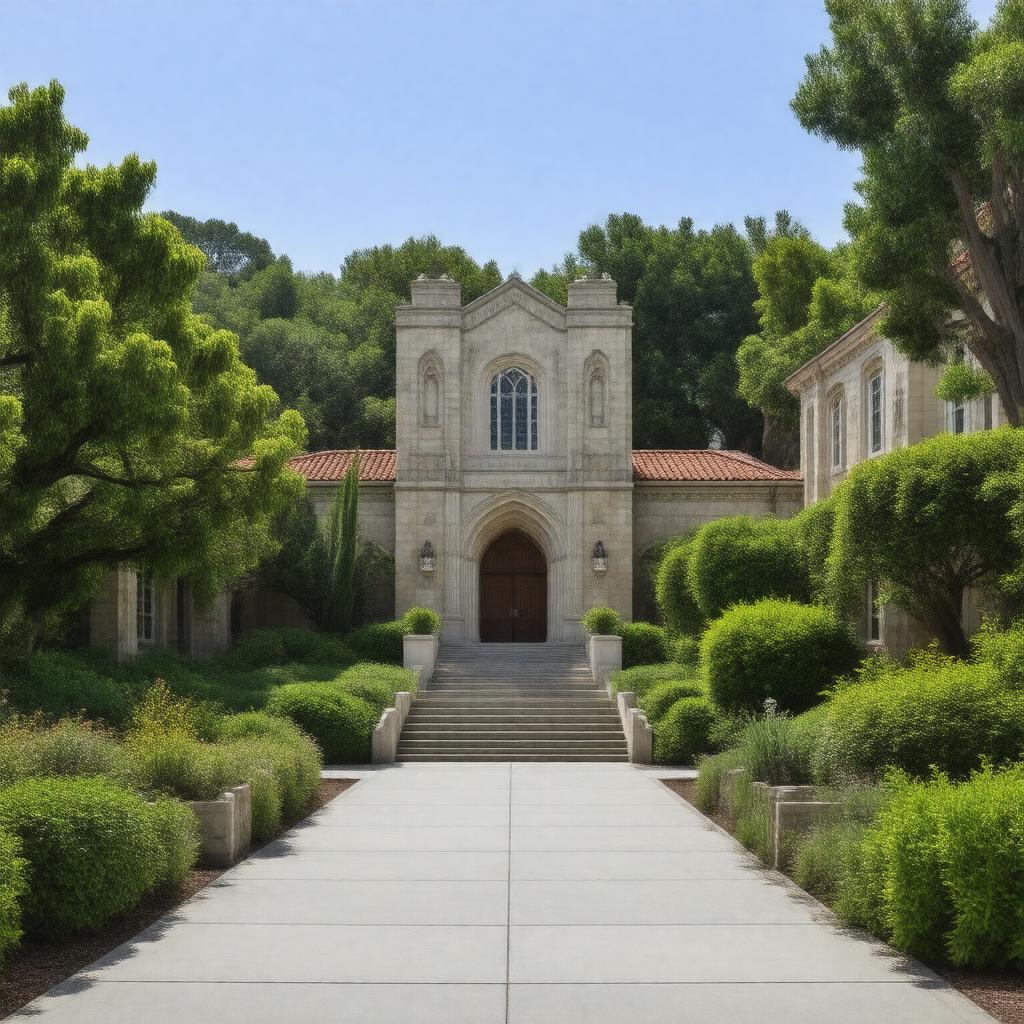 Click to view larger image AI-created image of Church Divinity School of the Pacific