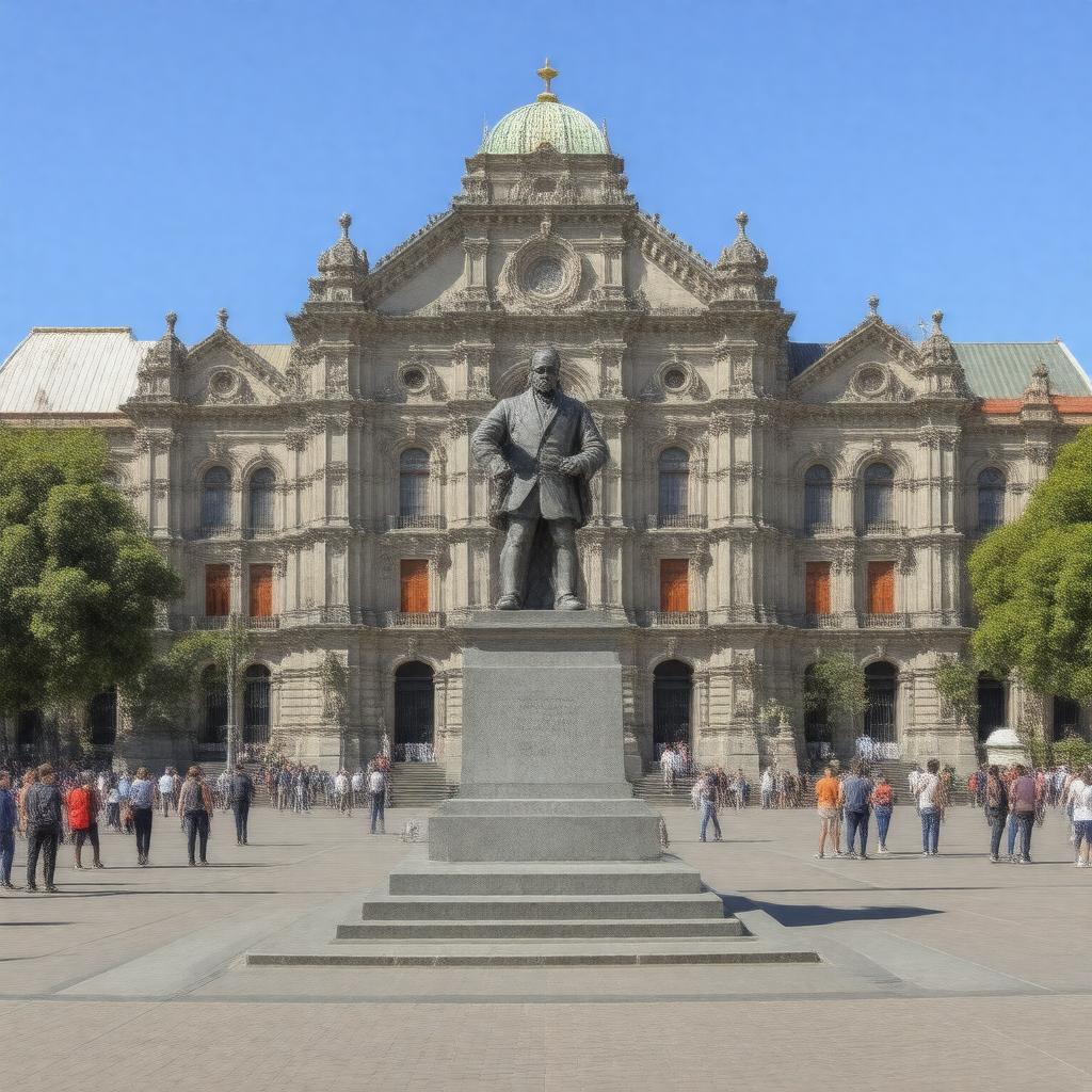 Click to view larger image AI-created image of Church Square