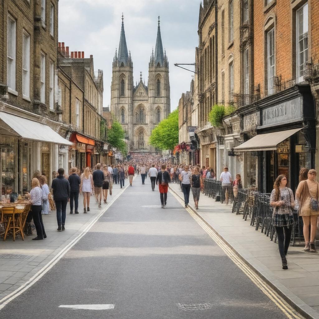 AI-created image of Church Street