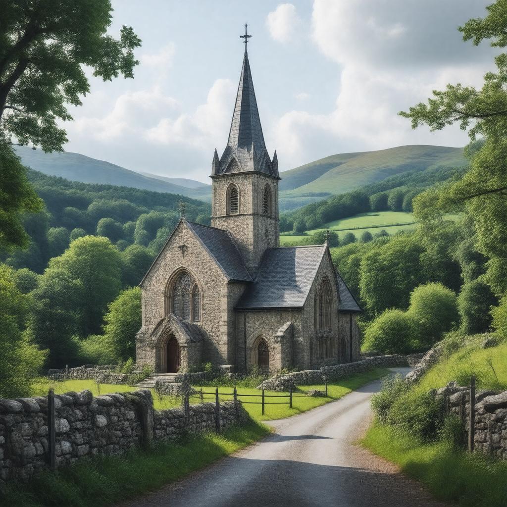 AI-created image of Church in Wales
