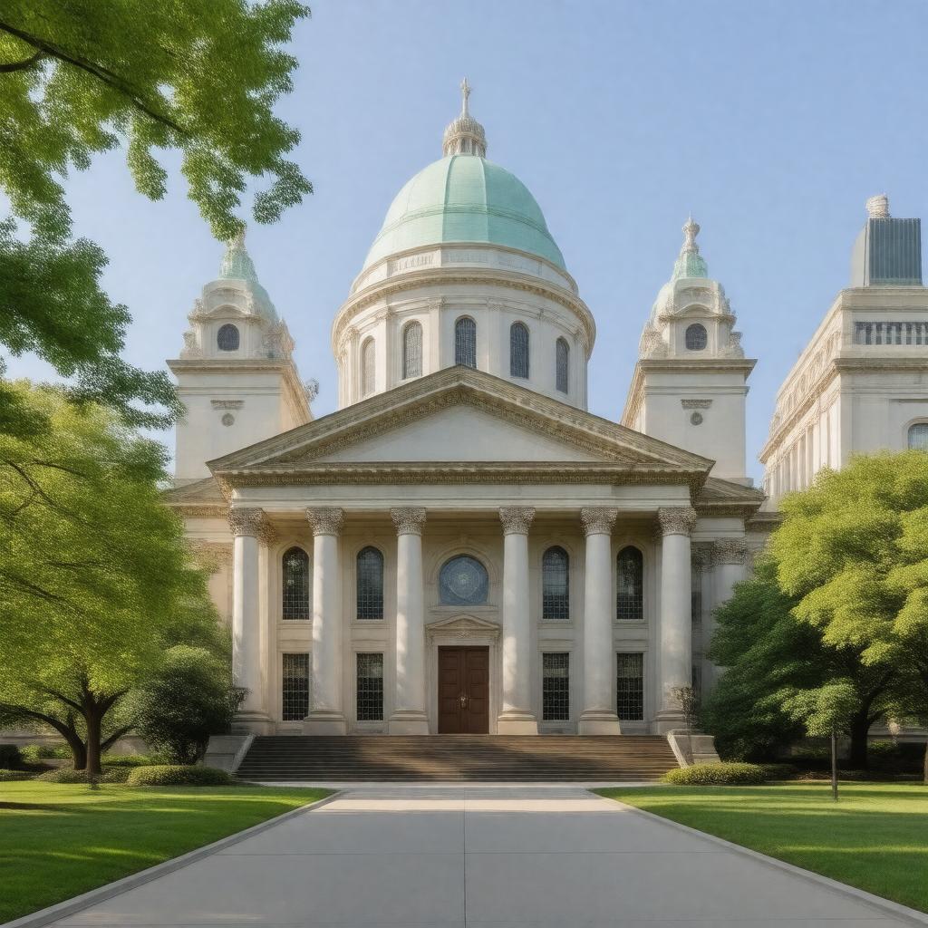 AI-created image of Church of Christ, Scientist
