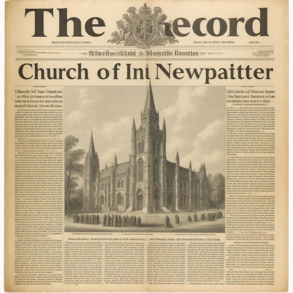 AI-created image of Church of England Newspaper