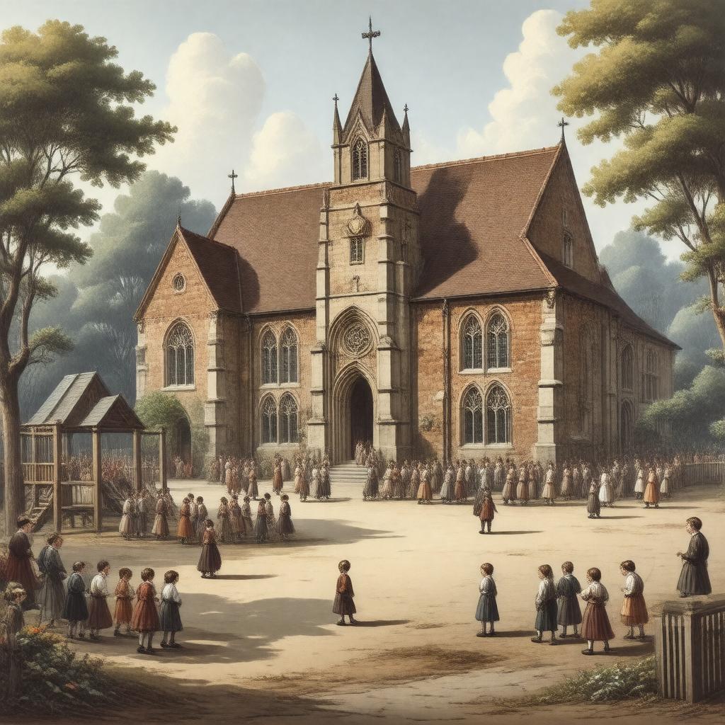 AI-created image of Church of England schools