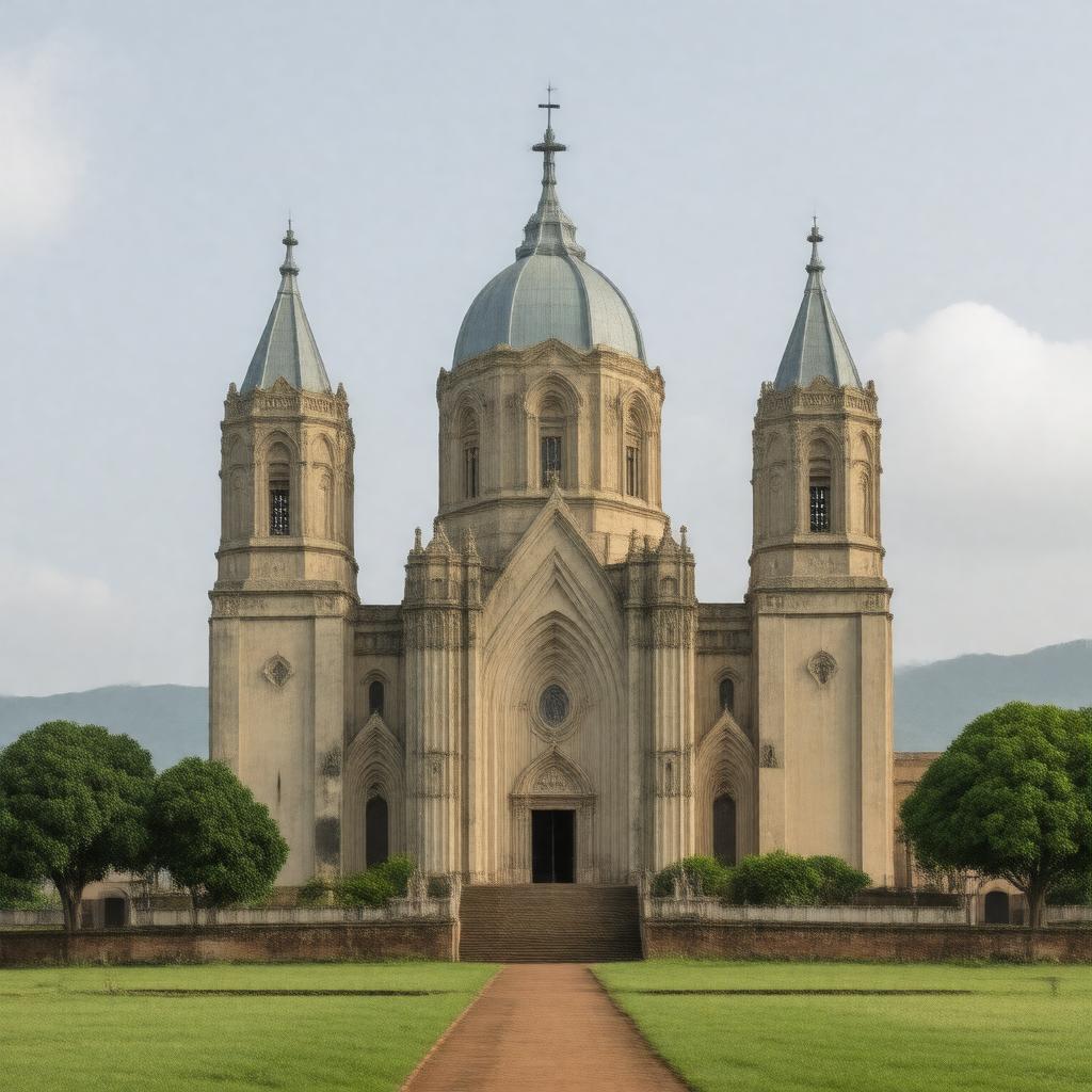 AI-created image of Church of Uganda