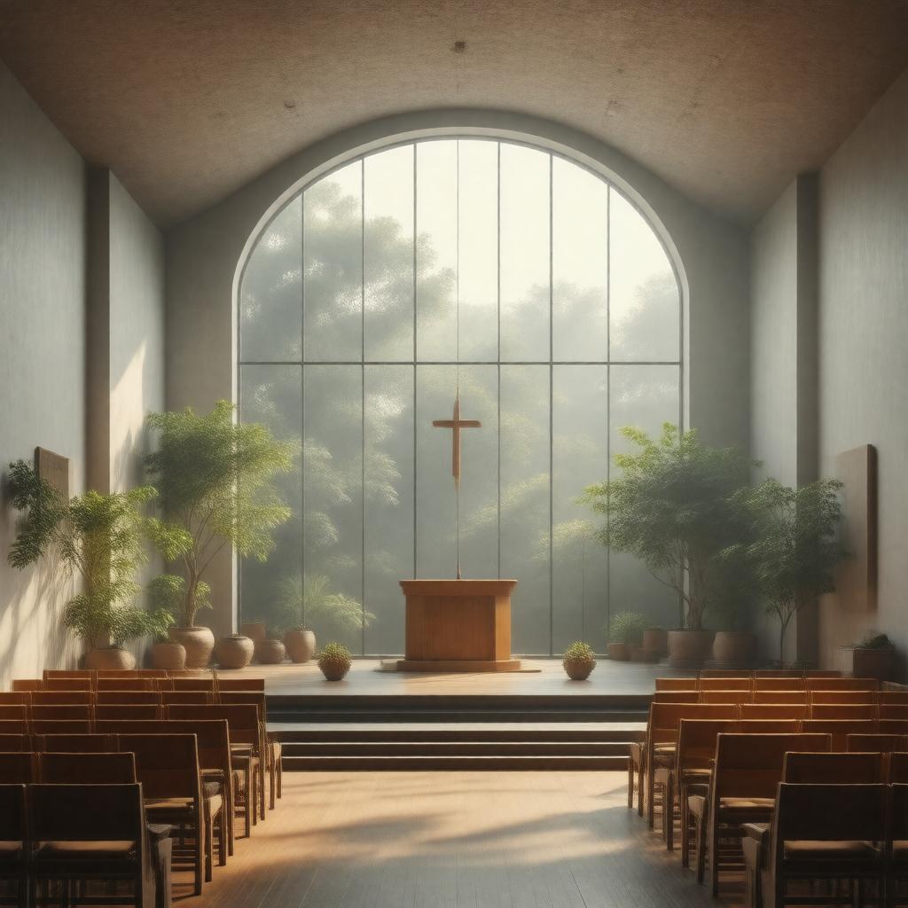 AI-created image of Church of the Larger Fellowship