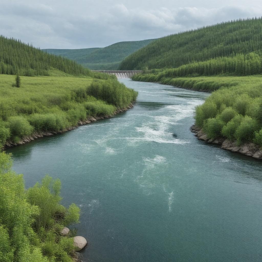 AI-created image of Churchill River