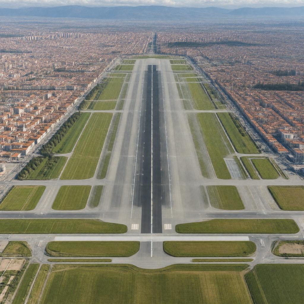 AI-created image of Ciampino–G. B. Pastine International Airport
