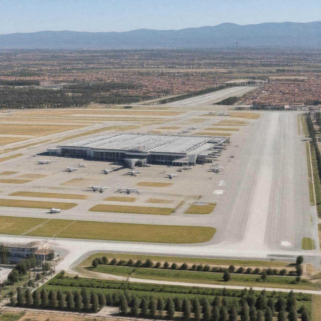 AI-created image of Ciampino Airport