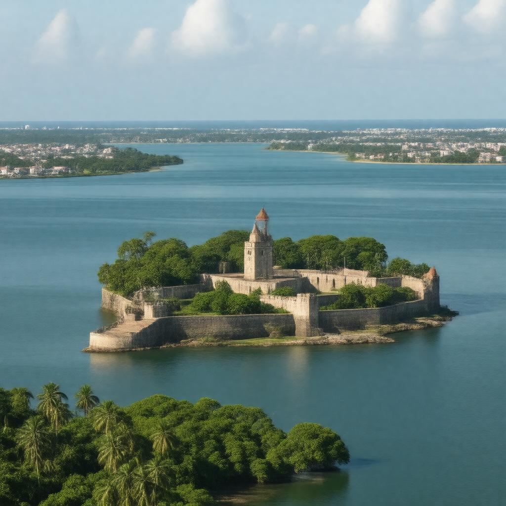 AI-created image of Cienfuegos Bay