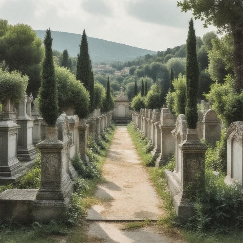 AI-created image of Cimetière Saint-Véran, Avignon