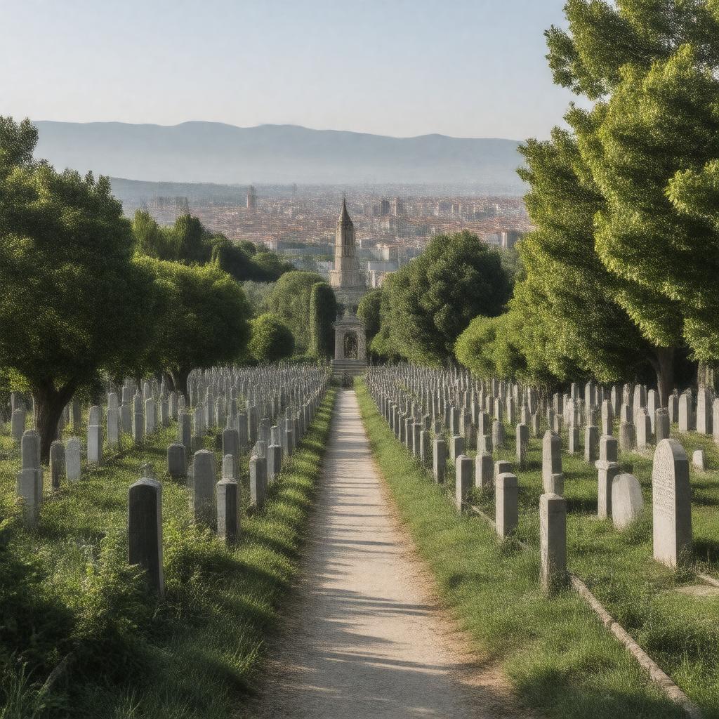 Click to view larger image AI-created image of Cimetière de Loyasse, Lyon