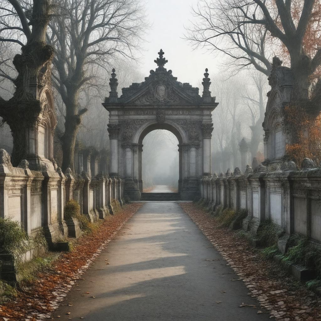 AI-created image of Cimetière du Père-Lachaise