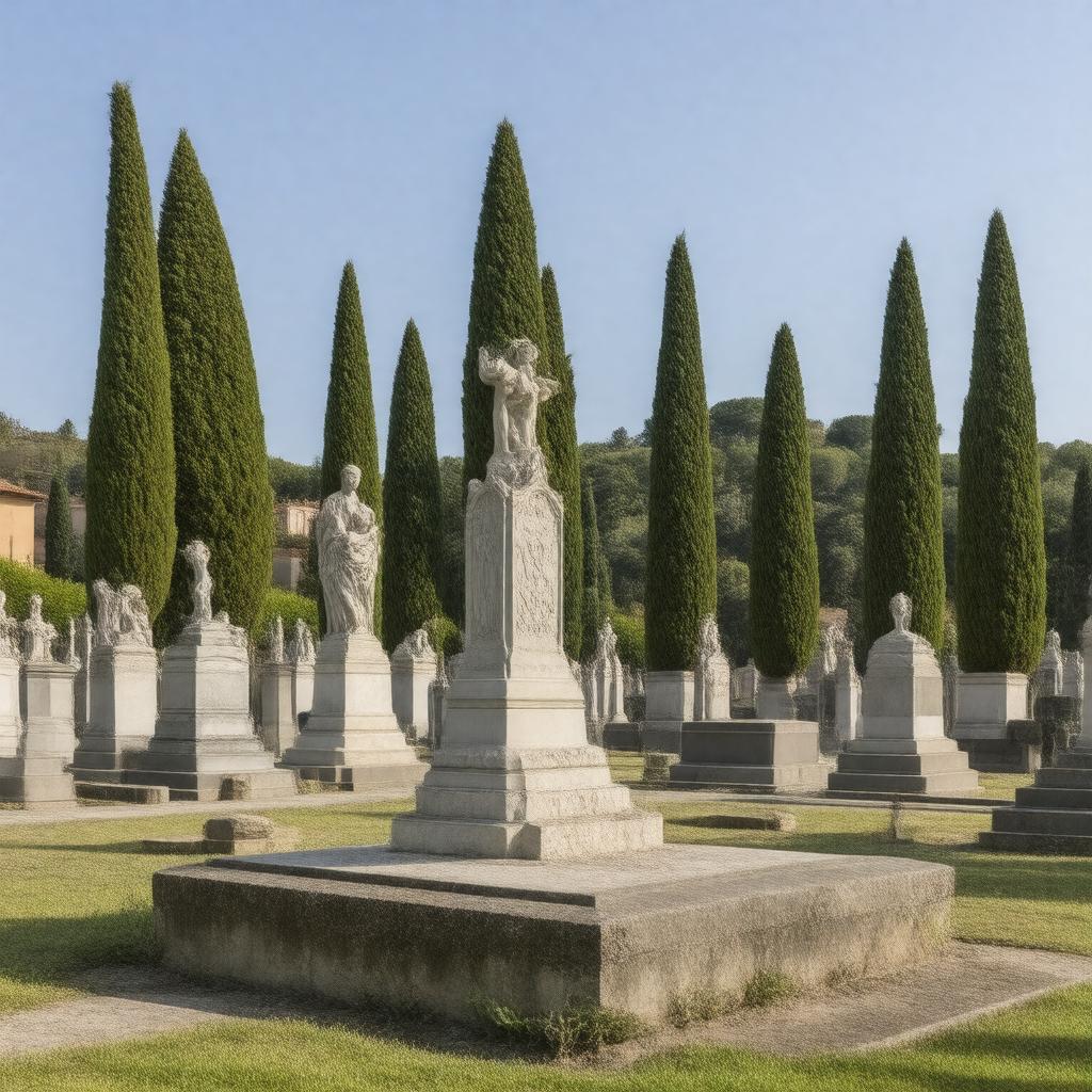 AI-created image of Cimitero degli Inglesi