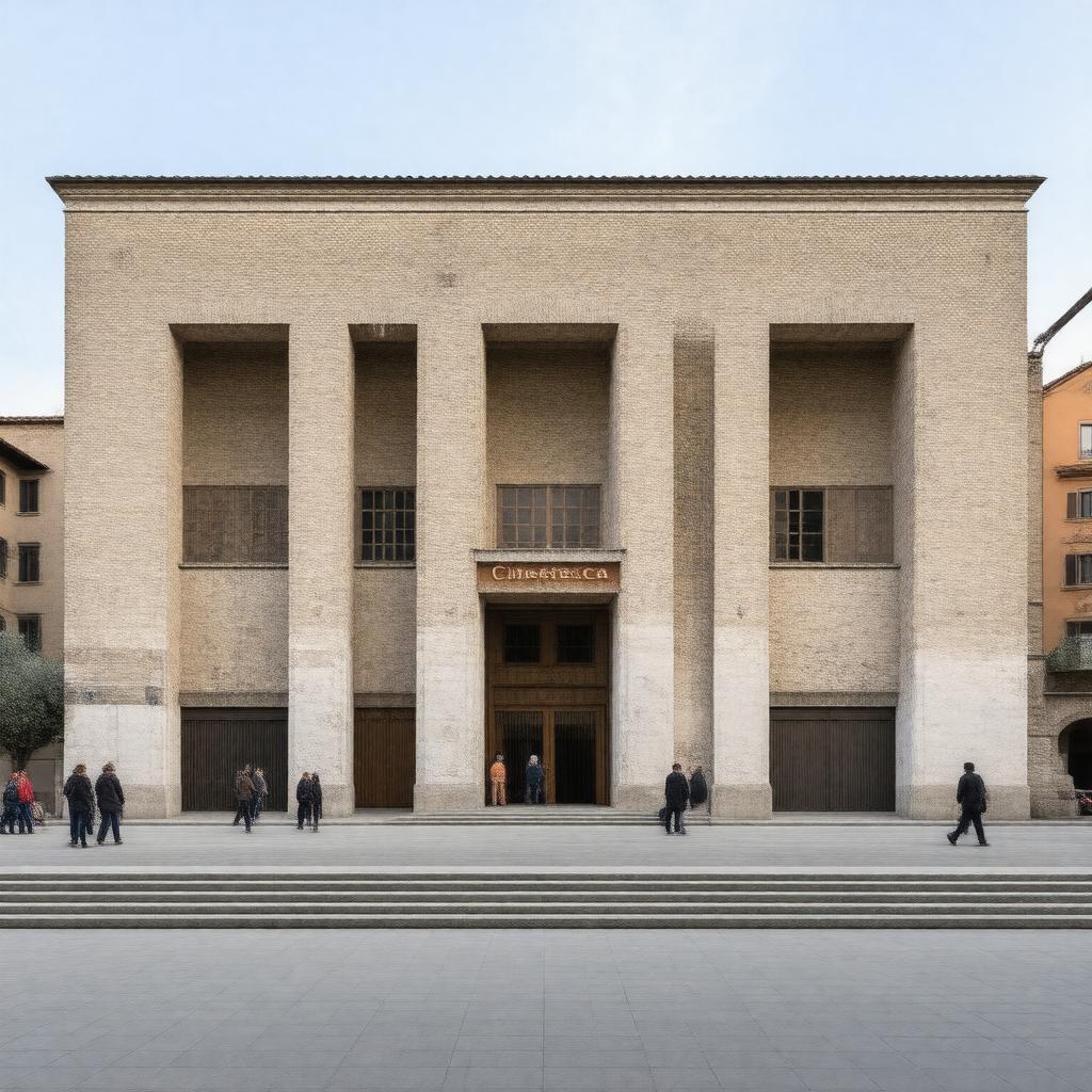 AI-created image of Cineteca di Bologna